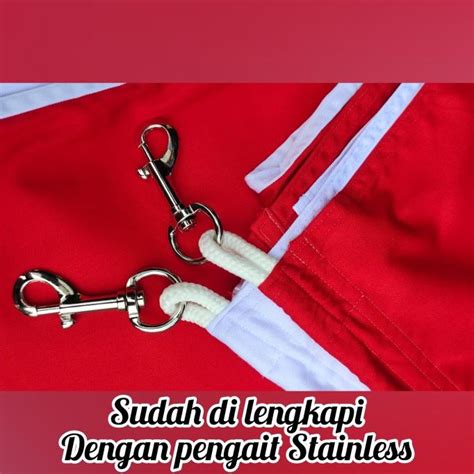 Jual Bendera Merah Putih Bahan Drill Cm X Cm Premium Bir