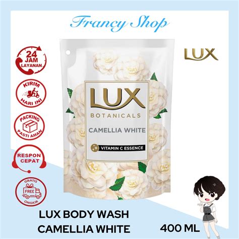 Jual Lux Botanicals Camellia White Body Wash Sabun Mandi Cair 400 Ml