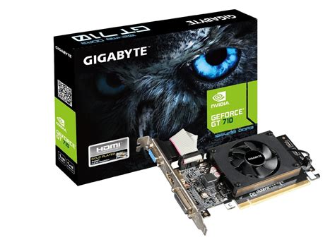 Gigabyte GeForce GT 710 1GB GV N710D3 1GL 64 Bit DDR3 PCI E Desktop