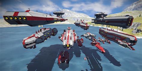 Updated look at my ships in Space Engineers : r/spaceengineers