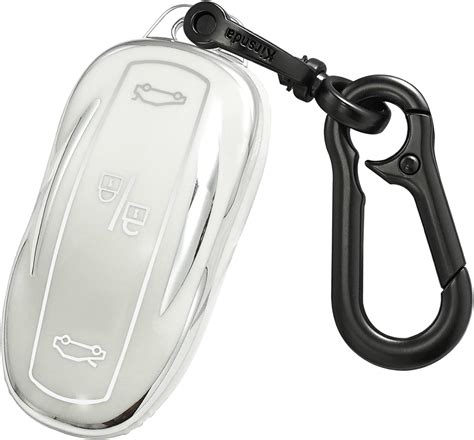 Amazon Kirsnda For Tesla Key Fob Cover With Keychain Protection