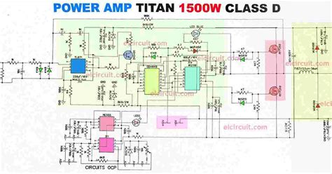 Power Amplifier 1500w Class D Ir2110 Cd4049 Electronic Circuit