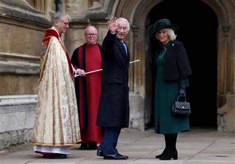 Carlos Iii Reaparece En La Misa De Pascua En Windsor El Correo