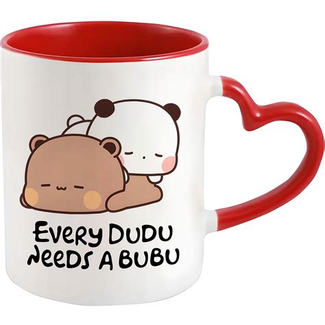 KUBEK PREZENT MISIE BUBU I DUDU CUTE BEAR WZORY Kubek Ceramiczny Na