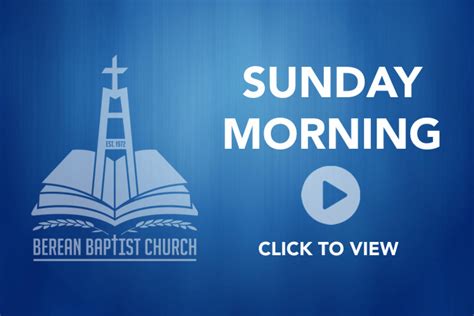 Sunday April 23rd 2023 Morning Service Berean Baptist Church