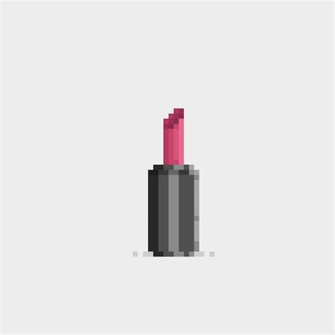 L Piz Labial En Estilo Pixel Art Vector Premium