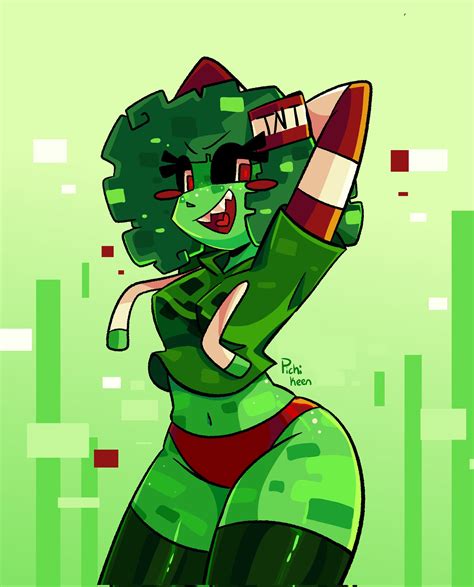 Minecraft Creeper Girl Hot