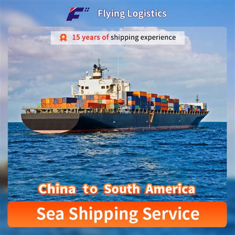 Best Sea Shipping Ocean Freight Forwarder From China To South America