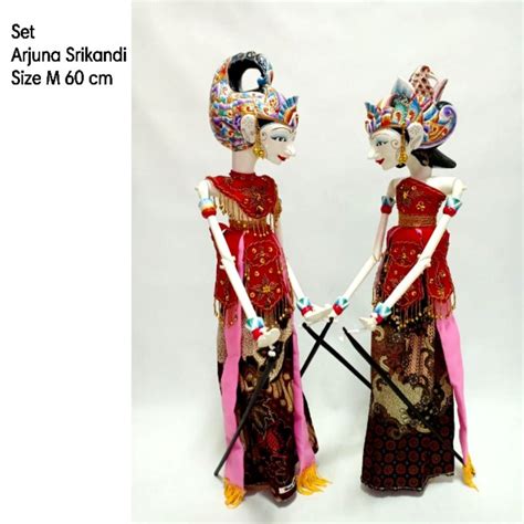 Jual Wayang Golek Halus Set Arjuna Srikandi Shopee Indonesia