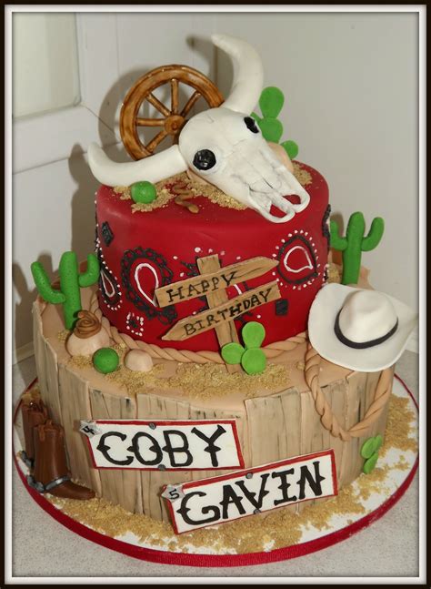 Western Cake — Childrens Birthday Cakes Cowboy Cakes Western Cakes