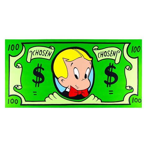 Richie Rich Dollar Painting By Chosen Art Saatchi Art Spray Paint