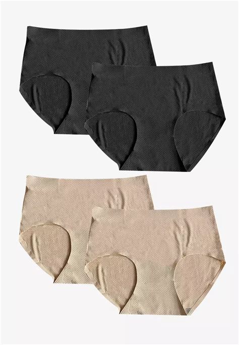 Buy Malibu Babe Pack Seamless Sports Panty Ultracool Midi Briefs Online ZALORA Philippines