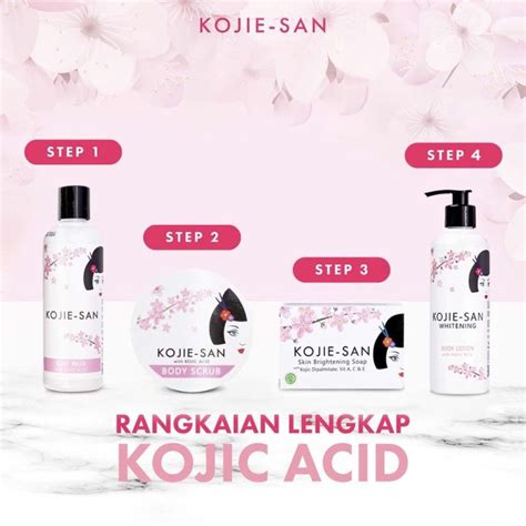 Kojie San Skin Brightening Kojic Goat Milk Soap Body Lotion Scrub