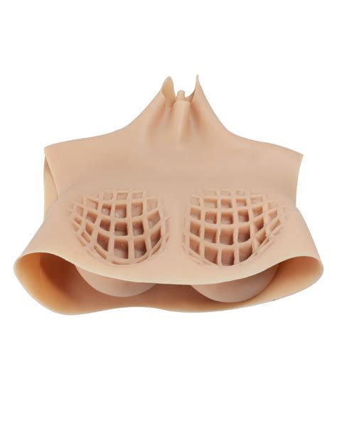 New Version Inner Hollow Out Silicone Breast Plate Super X Studio