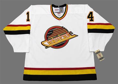 Geoff Courtnall 1994 Vancouver Canucks Home Vintage Throwback Hockey Jersey