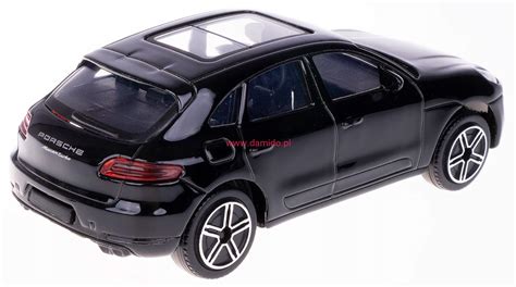 Porsche Macan Turbo Model Metalowy Bburago Czarny Sklep Z