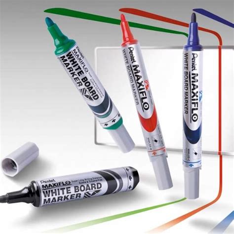 Pentel Maxiflo Whiteboard Marker Set