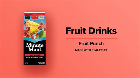 Minute Maid Fruit Drinks Nutrition And Products Coca Cola Ca