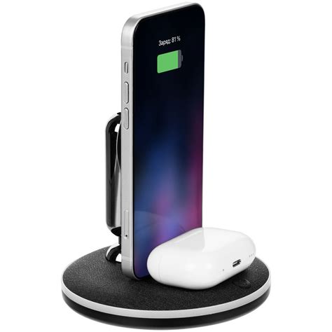 Универсальная зарядная станция Power Canvas, черная купить оптом и в ...