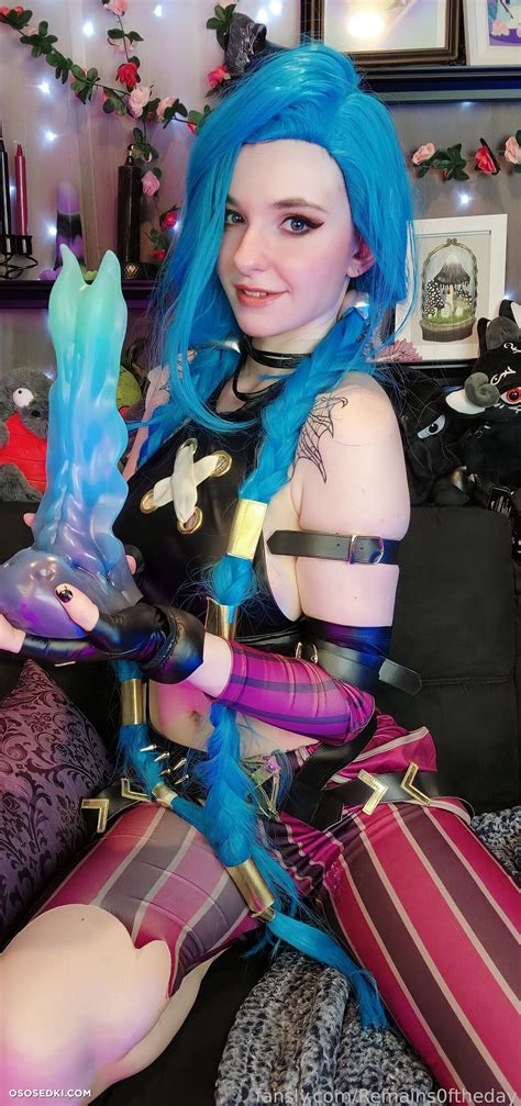 Remains Ftheday Jinx League Of Legends Naked Cosplay Asian