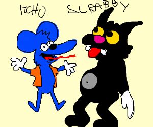 Itchy & Scratchy (& Poochie) - Drawception