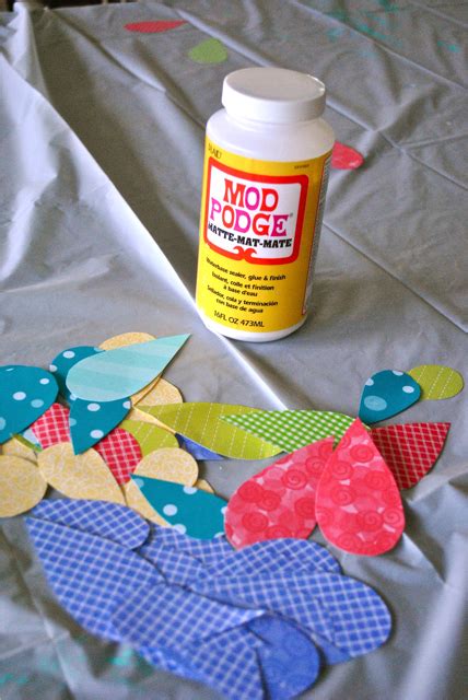 New Every Morning Easy Mod Podge Flower Craft