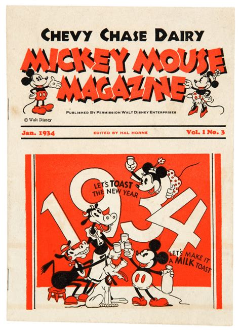 Hake S Mickey Mouse Dairy Promotion Magazine Vol No