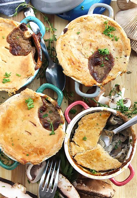 Vegetarian Mushroom Pot Pie Slow The Cook Down