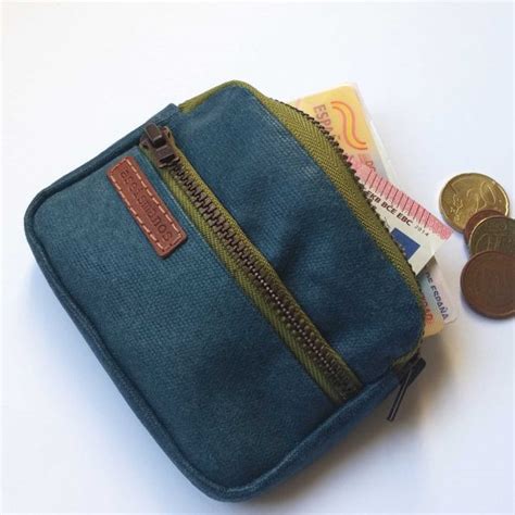 Pocket wallet -2 zippers gray - ASEISMANOS.com