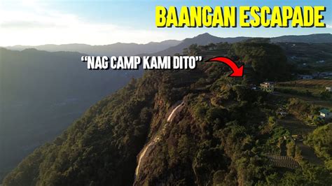 Magandang Campsite Sa Tabi Ng Falls Baangan Escapade Inudey Falls