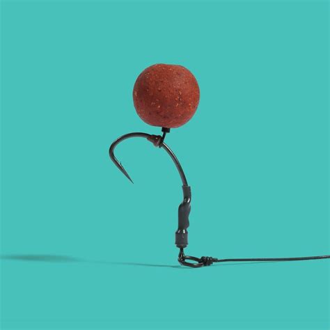 Rig Teflon Coated Barbed Carp Fishing Hook Ready Tied Ronnie Rig Hook