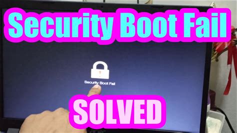 Security Boot Fail In Acer Laptop Fix Acer2022 Aceraspire3 Bootfail Tutorial Diy Youtube