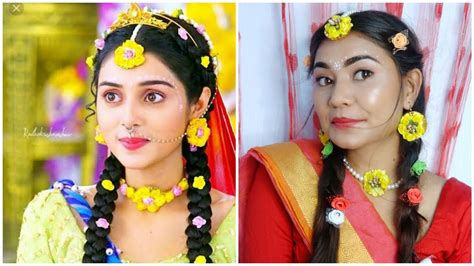 Radha Krishna Makeup Look Star Bharat Mallika Singh Inspired