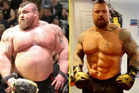 Eddie Hall Shows Off Incredible 36kg Body Transformation As He Prepares