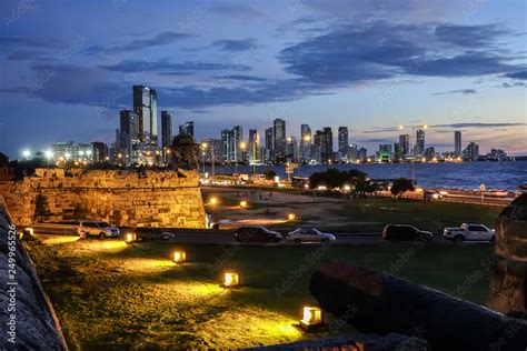 A Panoramic View Of The Magical Colonial City Of Cartagena The Stone