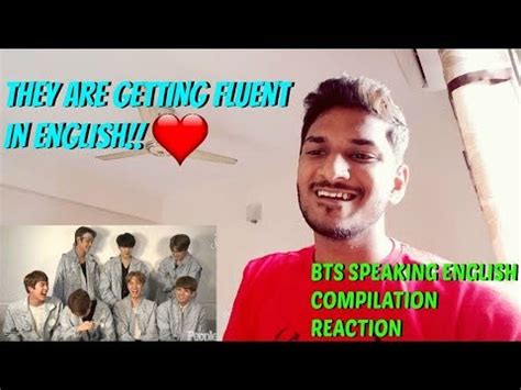 Bts Speaking English Compilation Reaction They Are Getting Fluent