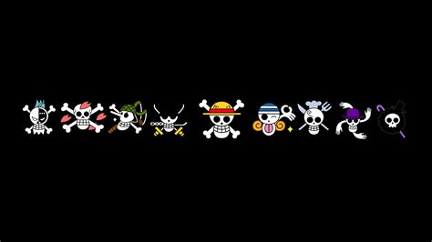 One Piece Logo One Piece Anime Skull Hd Wallpaper Wallpaper Flare