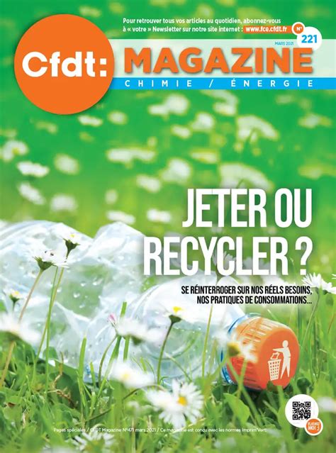 CFDT MAGAZINE N221 Fédération Chimie Energie CFDT