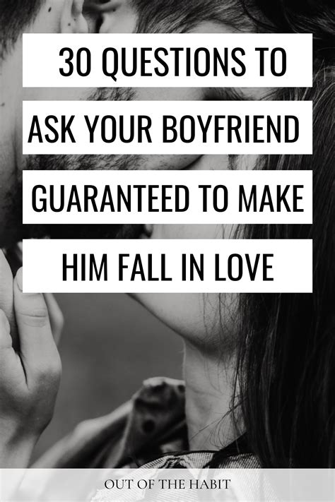30 Romantic Questions to Ask Your Boyfriend
