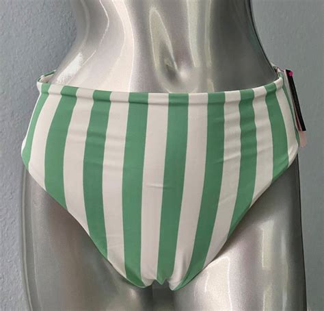 Victorias Secret Swim Nwt Bikini Set Suit Wicked Underwire Top High Bottom Green EBay