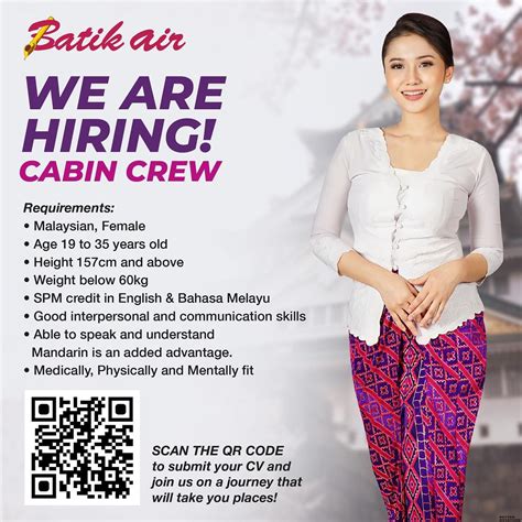 Batik Air Malaysia Cabin Crew Recruitment Better Aviation