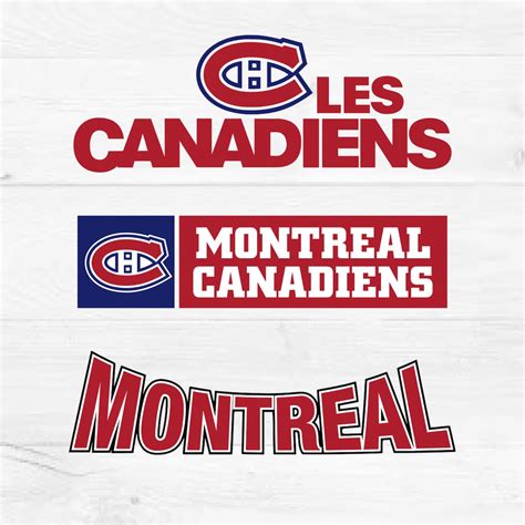 Montreal Canadiens Svg Bundle Montreal Canadiens Logo Hockey | Etsy