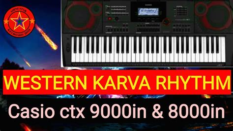 Western Karva Rhythm Casio Ctx In In Indian Style Ctx