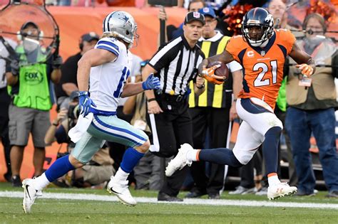 WATCH: Broncos’ Aqib Talib’s 103-yard pick-six against the Cowboys ...