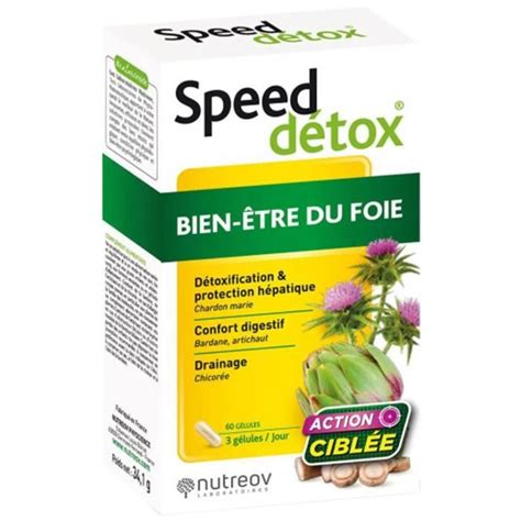 Nutreov Speed D Tox Bien Tre Du Foie Action Cibl E G Lules