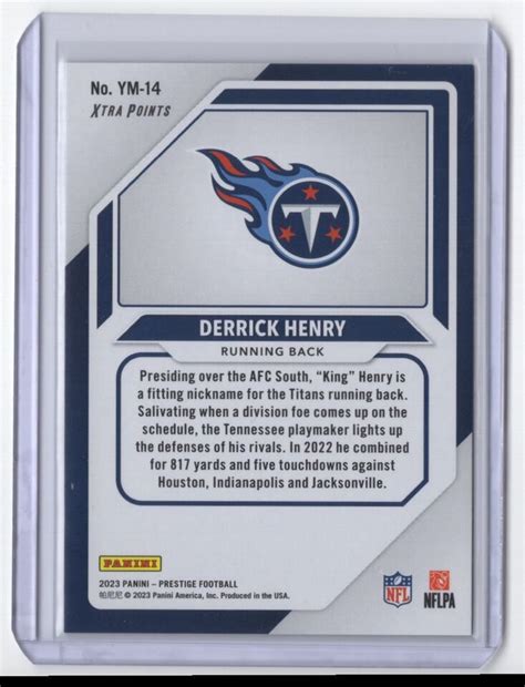 2023 Panini Prestige Youth Movement Green Derrick Henry 116 149