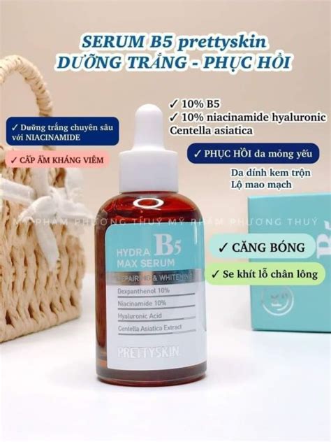 SERUM PHỤC HỒI DƯỠNG TRẮNG B5 PRETTY SKIN HYDRAT B5 MAX SERUM 50ML Lazada