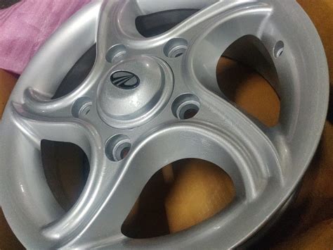 Original Wheels With Original Paint Silver Mahindra Scorpio Alloy Wheel