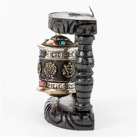 wall mounted tibetan mani wheel compassion mantra dharmacrafts