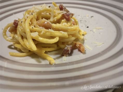 Spaghetti Alla Carbonara Comme En Italie Recette Par Ma Fourchette